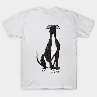 Cute Blue And White Greyhound T-Shirt